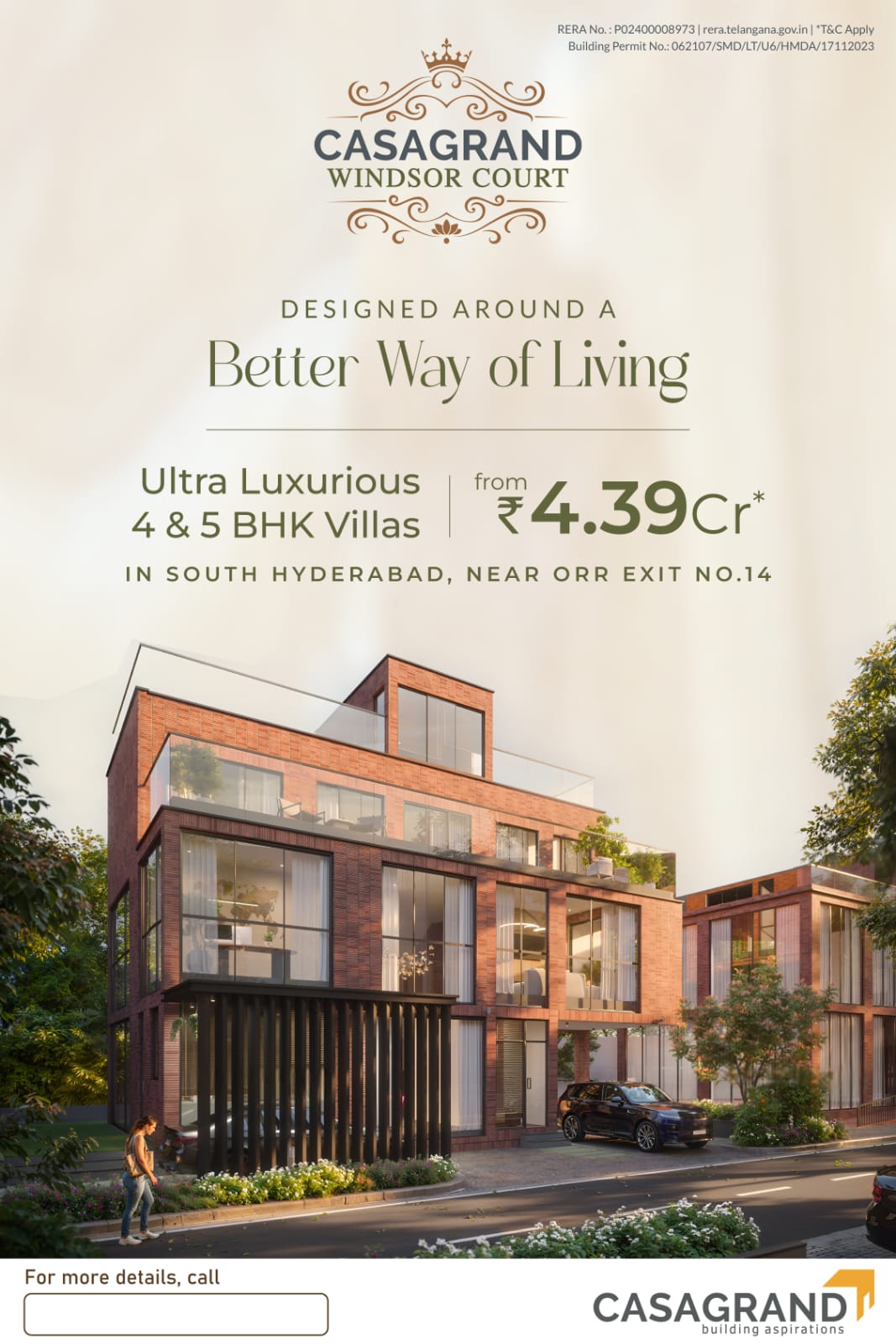 Casagrand Windsor Court Villas in Tukkuguda